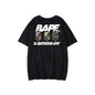 Bathing Ape T-Shirt Summer Men's and Women's Short-Sleeved Top