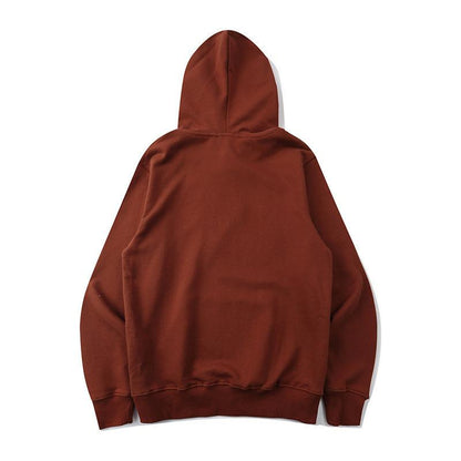 Bathing Ape Hoodie Autumn Hip Hop Men's Letter Embroidered Long Sleeve Hooded Terry Sweater