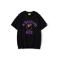 Bathing Ape T-Shirt Purple Ape Head XINGX Lightning T-shirt Male and Female Couples Wear