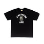 Bape Bearbrick T-Shirt Casual Letter Printed Round Neck Short Sleeve