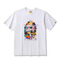Bathing Ape T-Shirt Summer Candy Camouflage Ape Head Printed Short Sleeve T-shirt