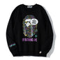 Bathing Ape Sweatshirts Spring Fashion Brand round Neck Pullover Undershirt Sweater