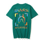 Bathing Ape T-Shirt Summer Short Sleeve Letter Print Round Neck Pullover T-shirt